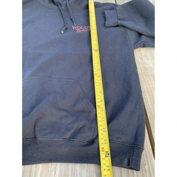Woods Of Terror Black Hoodie Size L Greensboro NC 2022 31 Years Haunted House - Picture 6 of 7